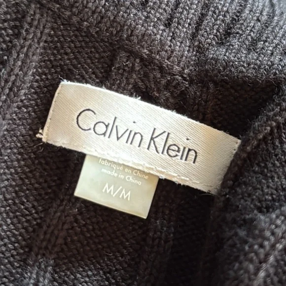 Calvin Klein | Long Sleeve Cable Knit Dress - Picture 6 of 9